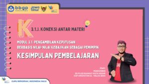 Koneksi Antar Materi – Modul 3.1. Pengambilan Keputusan Berbasis Nilai-nilai Kebajikan sebagai Pemimpin
